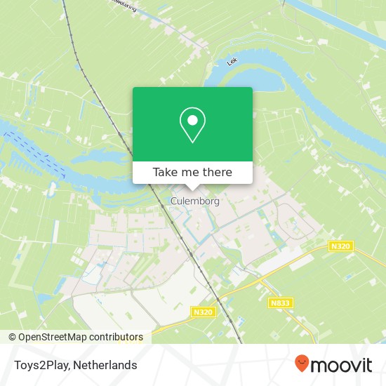 Toys2Play, Oude Vismarkt 9 map