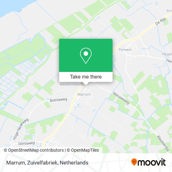 Marrum, Zuivelfabriek map