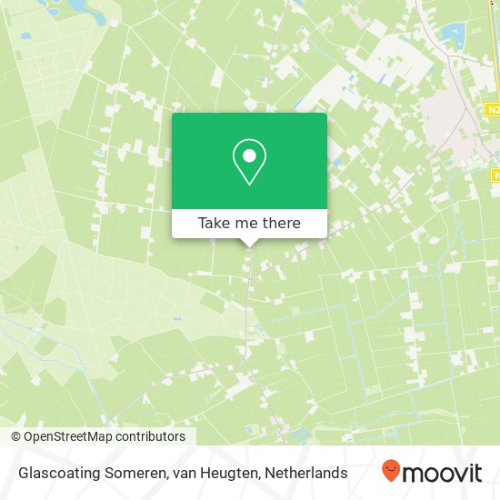 Glascoating Someren, van Heugten, Kerkendijk 152A map
