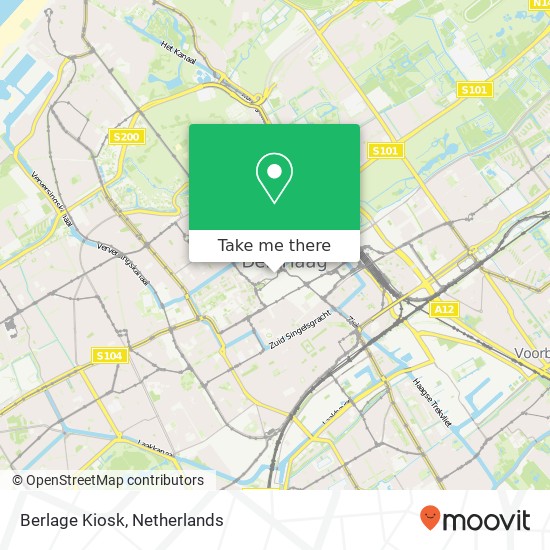 Berlage Kiosk, Buitenhof 65 map