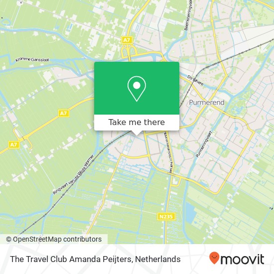 The Travel Club Amanda Peijters map