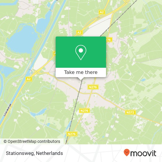 Stationsweg, 6101 HT Echt map
