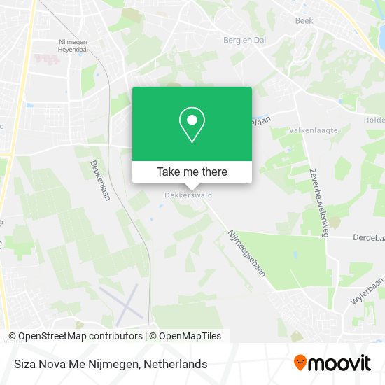 Siza Nova Me Nijmegen map