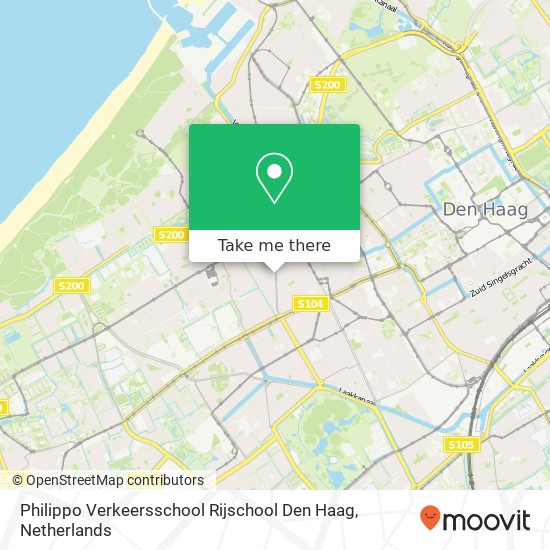 Philippo Verkeersschool Rijschool Den Haag, Valkenboslaan 173 Karte