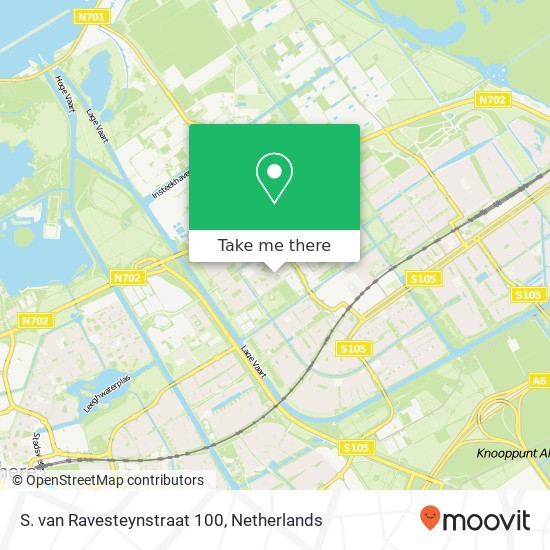 S. van Ravesteynstraat 100, 1333 HS Almere-Buiten map