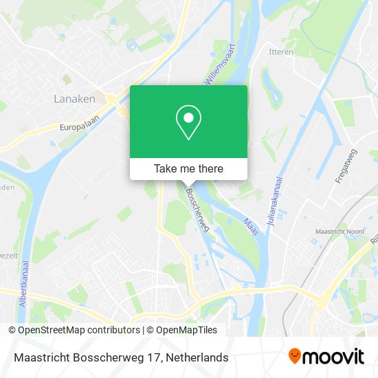 Maastricht Bosscherweg 17 map