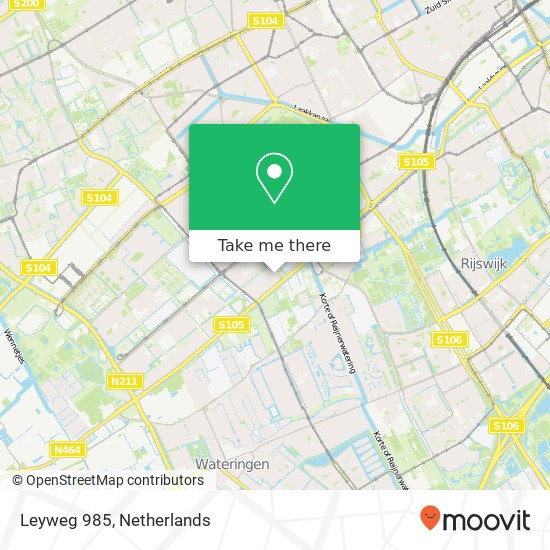 Leyweg 985, Leyweg 985, 2545 HD Den Haag, Nederland map