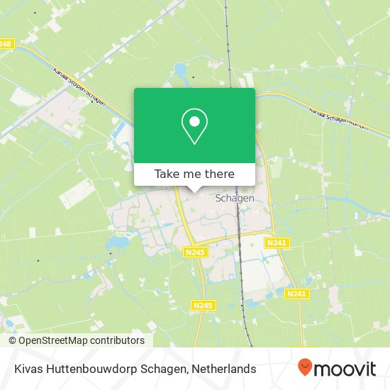 Kivas Huttenbouwdorp Schagen, Noord map