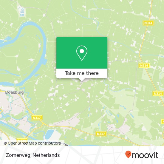 Zomerweg, Zomerweg, Drempt, Nederland map