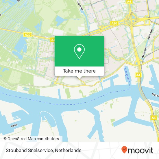 Stouband Snelservice, Van Beethovensingel 140 Karte