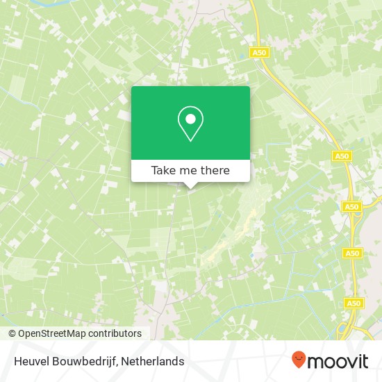 Heuvel Bouwbedrijf map