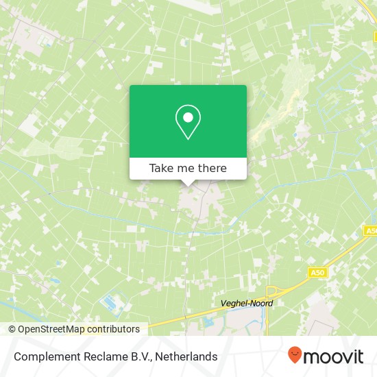 Complement Reclame B.V., Hondstraat 5 map