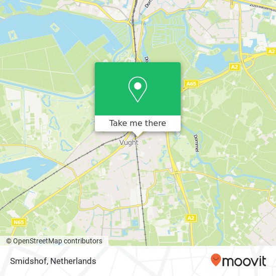 Smidshof, Smidshof, 5261 Vught, Nederland map