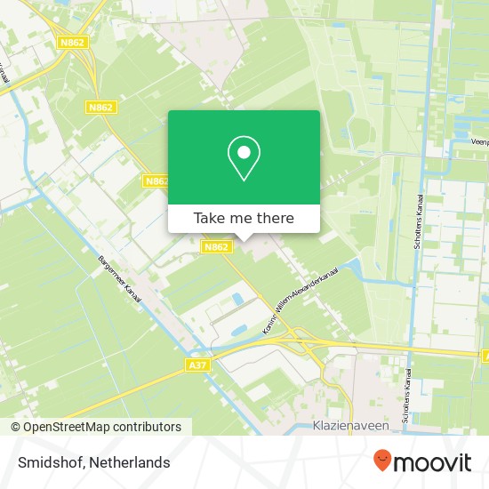 Smidshof, Smidshof, 7885 Nieuw-Dordrecht, Nederland map