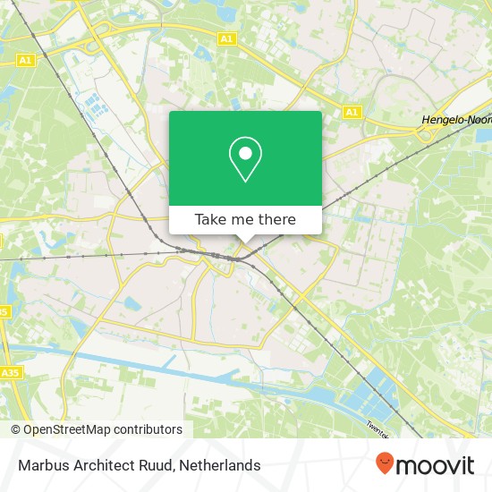 Marbus Architect Ruud, Enschedesestraat 105 map