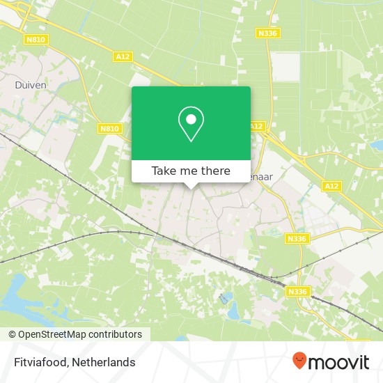 Fitviafood, Von Weberstraat 5 map