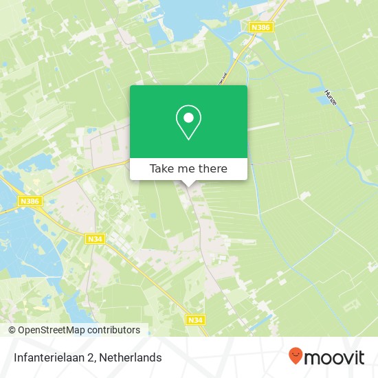 Infanterielaan 2, 9471 MH Zuidlaren map