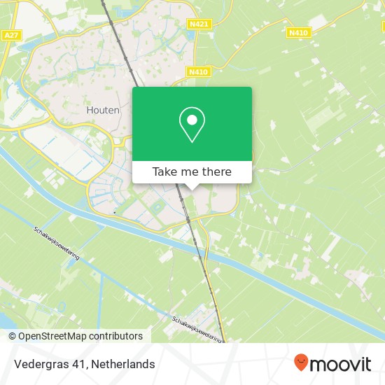 Vedergras 41, 3994 NP Houten map