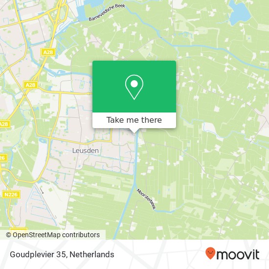 Goudplevier 35, 3831 GR Leusden map
