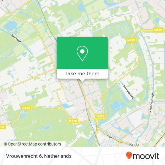 Vrouwenrecht 6, Vrouwenrecht 6, 2642 AA Pijnacker, Nederland Karte