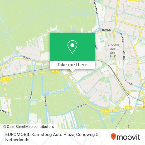 EUROMOBIL Kamsteeg Auto Plaza, Curieweg 5 Karte