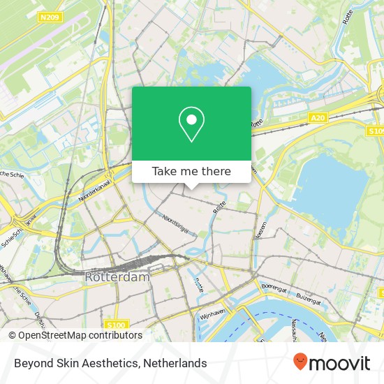 Beyond Skin Aesthetics, Rietvinkstraat 12 map