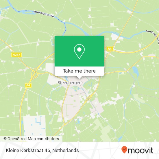 Kleine Kerkstraat 46, 4651 EV Steenbergen map