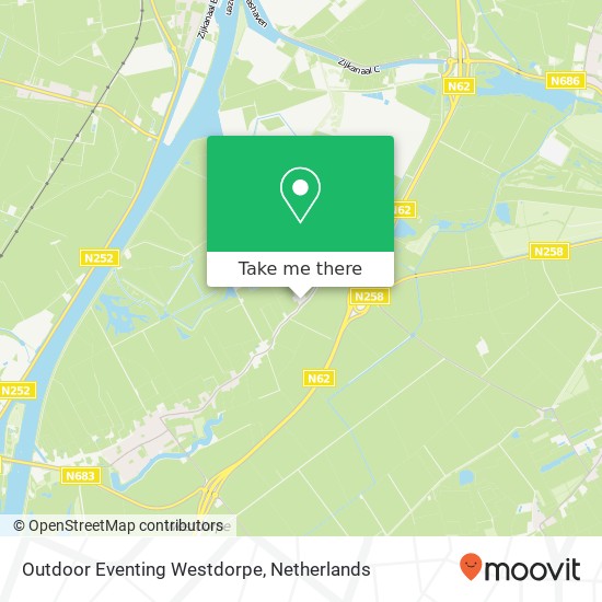 Outdoor Eventing Westdorpe, Graafjansdijk B 173 map