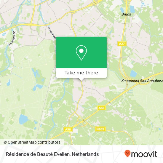 Résidence de Beauté Evelien, Dorpstraat 61 Karte