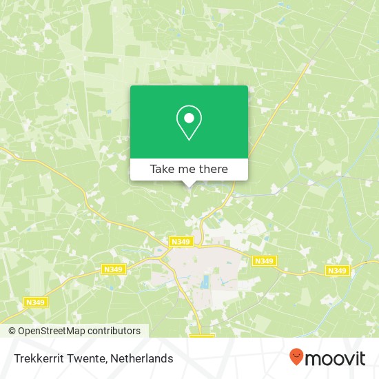 Trekkerrit Twente, Wittebergweg 3 Karte