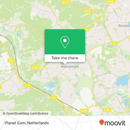 Planet Gsm, Hoofdstraat 12 Karte