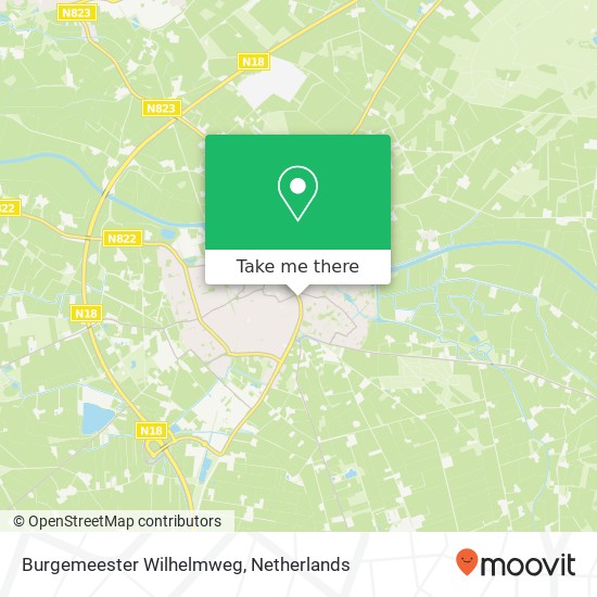 Burgemeester Wilhelmweg, Burgemeester Wilhelmweg, Eibergen, Nederland map
