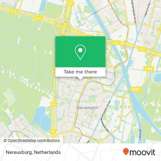 Nereusburg, Nereusburg, 3437 Nieuwegein, Nederland map