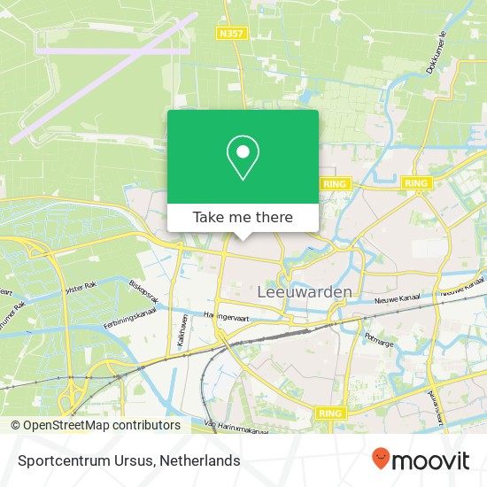 Sportcentrum Ursus, Leeuwerikstraat map