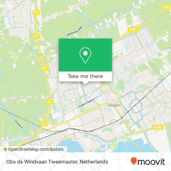 Obs de Windvaan Tweemaster, Ark 1 map