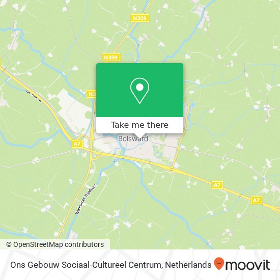 Ons Gebouw Sociaal-Cultureel Centrum map