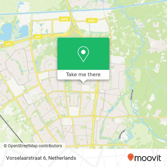 Vorselaarstraat 6, 5628 RR Eindhoven Karte