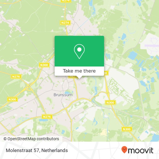 Molenstraat 57, 6442 XV Brunssum map