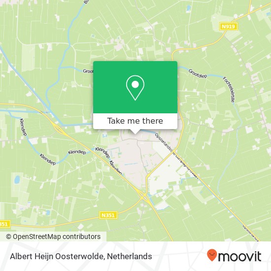 Albert Heijn Oosterwolde, Stipeplein 14 map