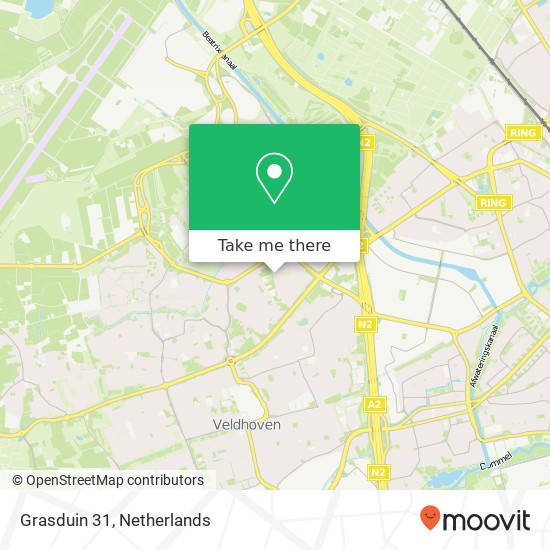 Grasduin 31, 5658 HL Eindhoven map