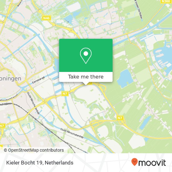 Kieler Bocht 19, 9723 JA Groningen map