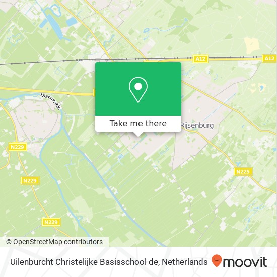 Uilenburcht Christelijke Basisschool de, Jagersdreef 145 map