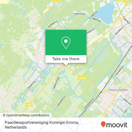 Paardensportvereniging Koningin Emma, 2245 Wassenaar Karte