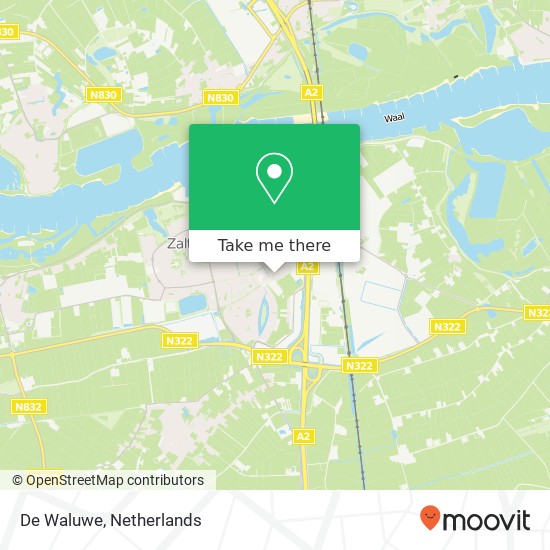 De Waluwe map