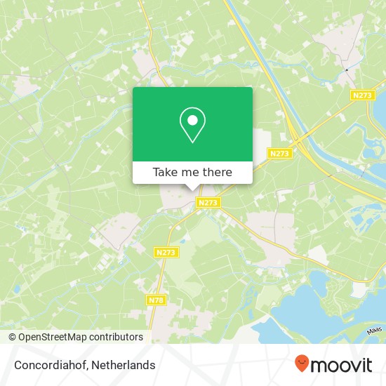 Concordiahof, Concordiahof, 6014 Ittervoort, Nederland map