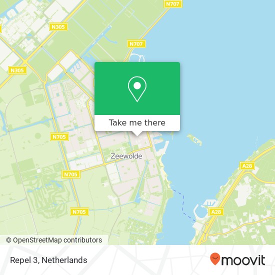 Repel 3, 3891 CX Zeewolde map