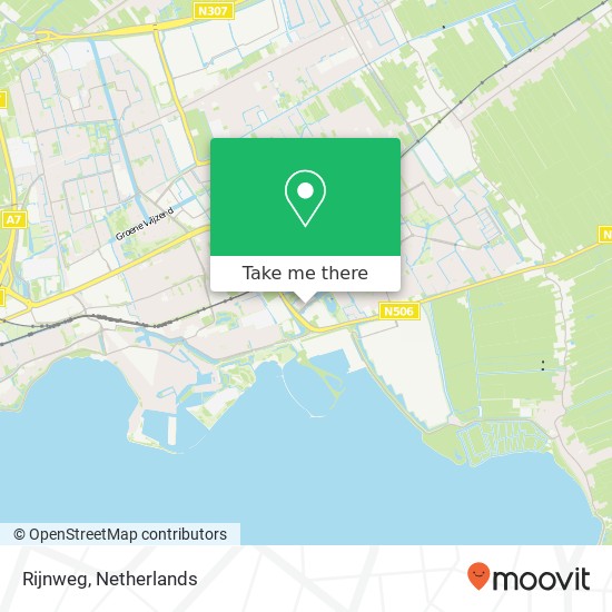 Rijnweg, 1628 PM Hoorn map