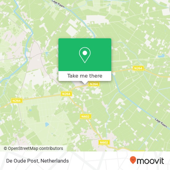 De Oude Post map