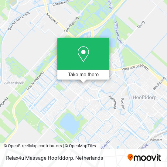 Relax4u Massage Hoofddorp map