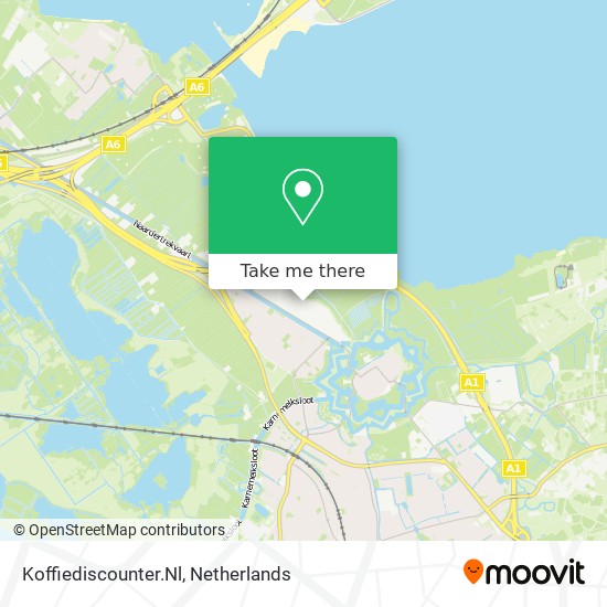 Koffiediscounter.Nl map